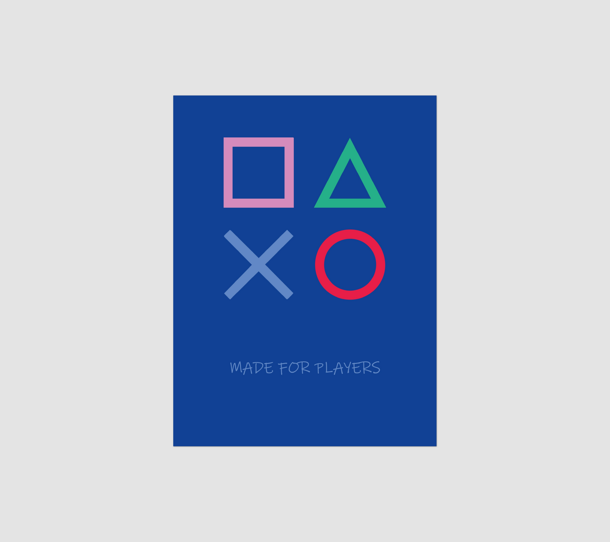 "Made for players" poster